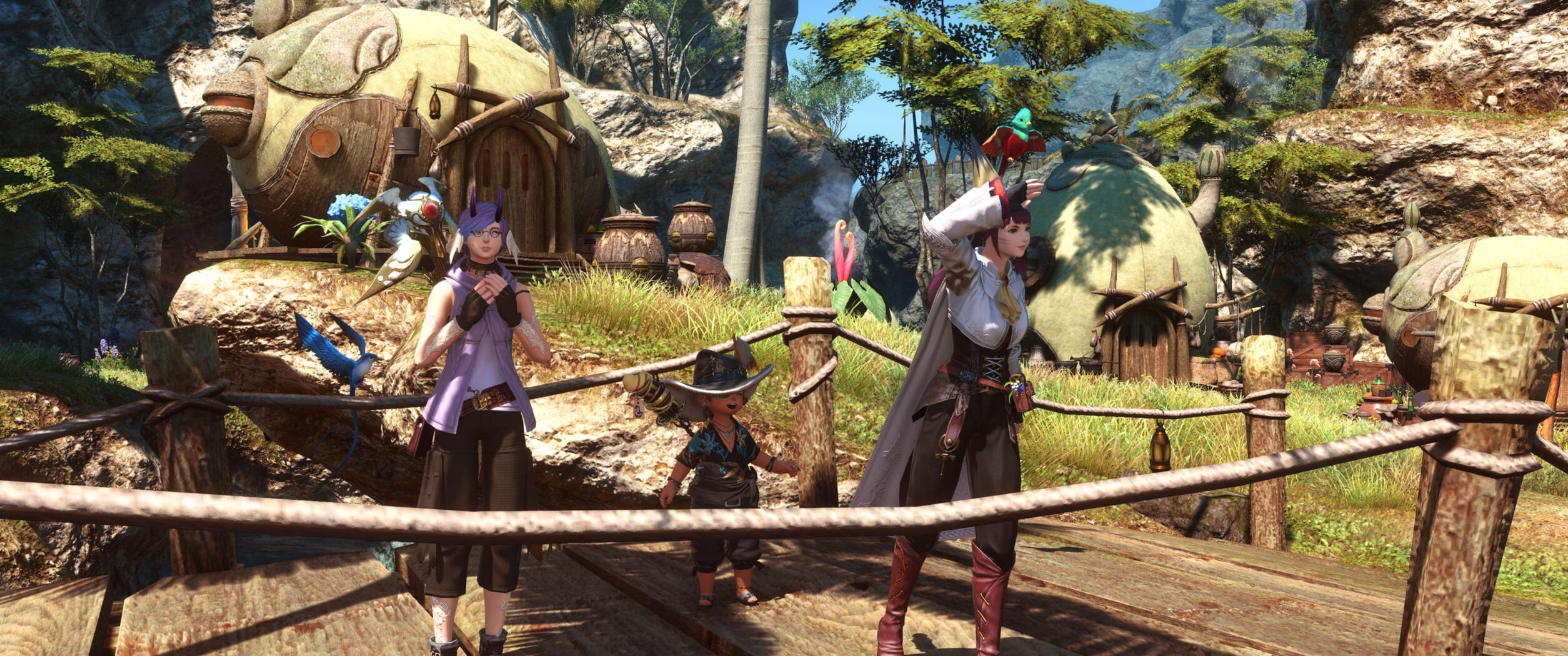 "Vanilla" Example - Taken July 2025 Simple Custom Posing (3 characters, ~30 mins)